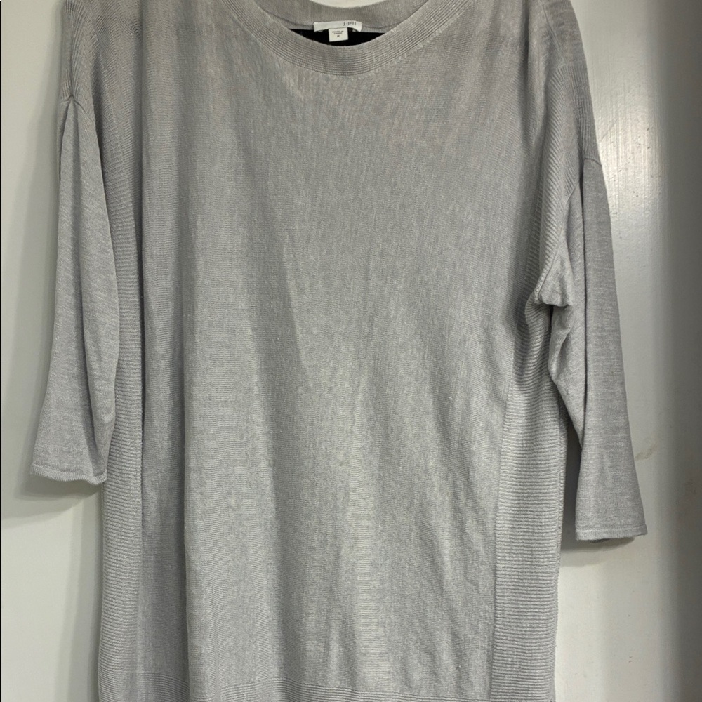 NWOT J. Jill Light Gray Tunic